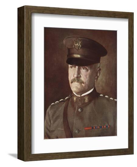 General John Joseph Pershing, 1914-19-Henry Walter Barnett-Framed Giclee Print