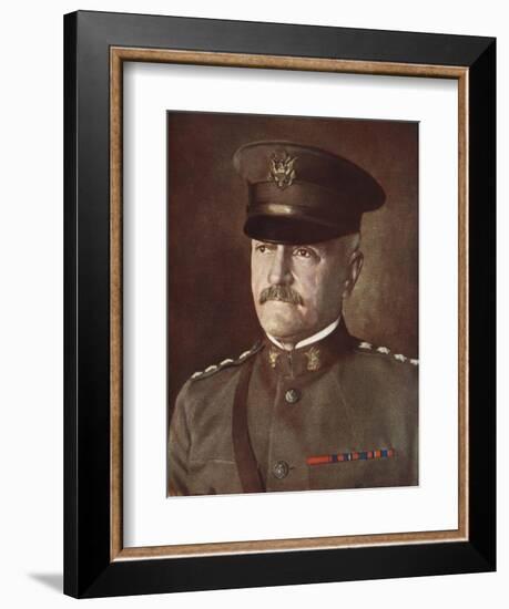 General John Joseph Pershing, 1914-19-Henry Walter Barnett-Framed Giclee Print