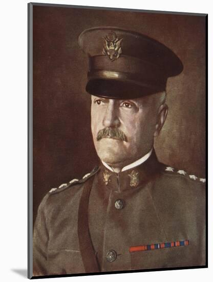 General John Joseph Pershing, 1914-19-Henry Walter Barnett-Mounted Giclee Print