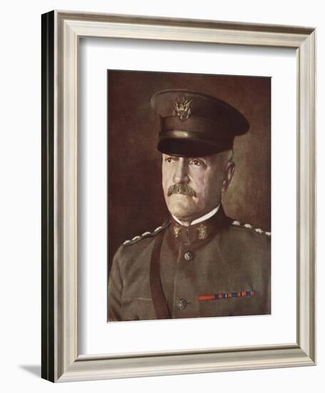 General John Joseph Pershing, 1914-19-Henry Walter Barnett-Framed Giclee Print