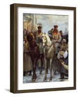 General Joseph Vladimirovich Gurko Entering City of Sofia, 1878, Detail-null-Framed Giclee Print