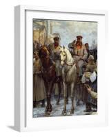 General Joseph Vladimirovich Gurko Entering City of Sofia, 1878, Detail-null-Framed Giclee Print