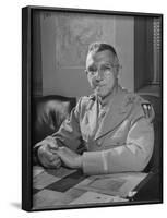 General Joseph W. Stilwell Posing for a Portrait-Myron Davis-Framed Photographic Print