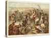 General Jourdan at the Battle of Fleurus, 1794-Jean Baptiste Mauzaisse-Stretched Canvas