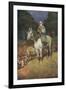 General Lee on His Famous Charger, "Traveler"-Howard Pyle-Framed Giclee Print