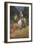 General Lee on His Famous Charger, "Traveler"-Howard Pyle-Framed Giclee Print