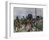 General Lee's Confederate Army Retreating South after the Battle of Gettysburg, c.1863-null-Framed Giclee Print