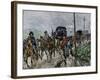 General Lee's Confederate Army Retreating South after the Battle of Gettysburg, c.1863-null-Framed Giclee Print