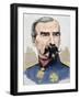 General Legrand (Died. 1870). Died in the Battle of Borny. Engraving. Colored.-Tarker-Framed Photographic Print