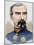 General Legrand (Died. 1870). Died in the Battle of Borny. Engraving. Colored.-Tarker-Mounted Photographic Print