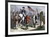 General Lincoln Receiving Lord Cornwallis's Sword from British General O'Hara, c.1781-null-Framed Giclee Print