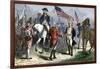 General Lincoln Receiving Lord Cornwallis's Sword from British General O'Hara, c.1781-null-Framed Giclee Print