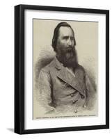 General Longstreet, of the Army of the Confederate States of America-null-Framed Giclee Print