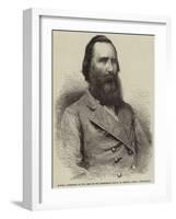 General Longstreet, of the Army of the Confederate States of America-null-Framed Giclee Print