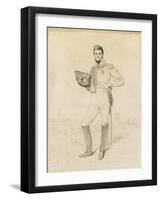 General Louis-Etienne Dulong De Rosnay, 1818-Jean-Auguste-Dominique Ingres-Framed Giclee Print