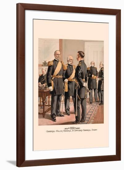 General, Major-General and Officers General Staff-H.a. Ogden-Framed Art Print