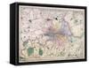 General Map of London, 1847-Benjamin Rees Davies-Framed Stretched Canvas