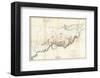 General Map of the Course of the Ohio, c.1796-George Henri Victor Collot-Framed Art Print