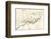 General Map of the Course of the Ohio, c.1796-George Henri Victor Collot-Framed Art Print