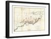 General Map of the Course of the Ohio, c.1796-George Henri Victor Collot-Framed Art Print