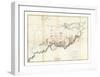 General Map of the Course of the Ohio, c.1796-George Henri Victor Collot-Framed Art Print