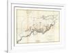 General Map of the Course of the Ohio, c.1796-George Henri Victor Collot-Framed Art Print