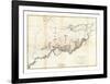 General Map of the Course of the Ohio, c.1796-George Henri Victor Collot-Framed Art Print