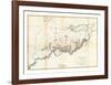 General Map of the Course of the Ohio, c.1796-George Henri Victor Collot-Framed Art Print