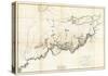 General Map of the Course of the Ohio, c.1796-George Henri Victor Collot-Stretched Canvas