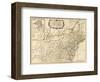 General Map of the Middle British Colonies, in America, c.1776-Robert Sayer-Framed Art Print