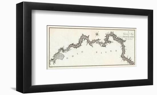 General Map of the River Ohio, Plate 3, c.1796-George Henri Victor Collot-Framed Art Print