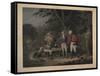 General Marion in His Swamp Encampment Inviting a British Officer to Dinner, 1840-John Blake White-Framed Stretched Canvas