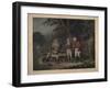 General Marion in His Swamp Encampment Inviting a British Officer to Dinner, 1840-John Blake White-Framed Giclee Print