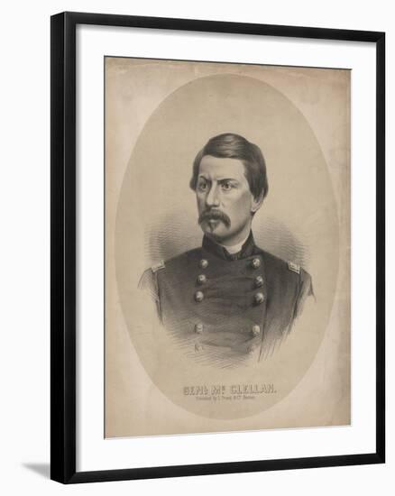 General Mcclellan, 1862-Louis Prang-Framed Giclee Print