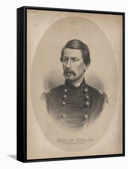 General Mcclellan, 1862-Louis Prang-Framed Stretched Canvas