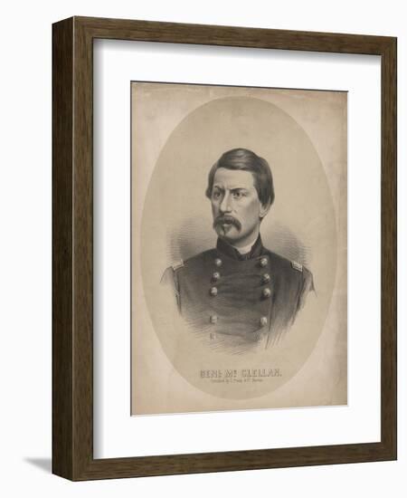 General Mcclellan, 1862-Louis Prang-Framed Giclee Print