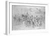 General Mcclellan Passing Through Frederick City, Maryland, September 12, 1862-Edwin Forbes-Framed Giclee Print