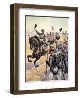 General Mcclelland at the Battle of Antietam,September 17th 1862-Henry Alexander Ogden-Framed Giclee Print