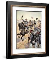 General Mcclelland at the Battle of Antietam,September 17th 1862-Henry Alexander Ogden-Framed Giclee Print