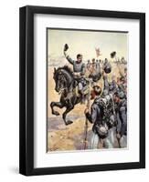 General Mcclelland at the Battle of Antietam,September 17th 1862-Henry Alexander Ogden-Framed Giclee Print