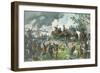 General Meade and Staff, Gettysburg-null-Framed Art Print