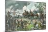 General Meade and Staff, Gettysburg-null-Mounted Art Print