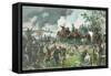 General Meade and Staff, Gettysburg-null-Framed Stretched Canvas