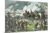 General Meade and Staff, Gettysburg-null-Mounted Art Print