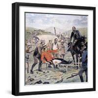 General Methuen Surrendering to De La Rey, 2nd Boer War, 7 March 1902-null-Framed Premium Giclee Print