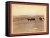 General Miles and Staff-John C. H. Grabill-Framed Stretched Canvas