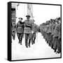 General Mola Inspecting the Civil Guard; Spanish Civil War-null-Framed Stretched Canvas