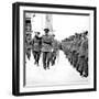 General Mola Inspecting the Civil Guard; Spanish Civil War-null-Framed Art Print