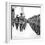 General Mola Inspecting the Civil Guard; Spanish Civil War-null-Framed Art Print