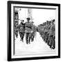 General Mola Inspecting the Civil Guard; Spanish Civil War-null-Framed Art Print